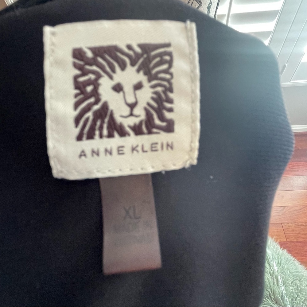 Anne Klein Black and White Polka Dot Blouse - Picture 5 of 6
